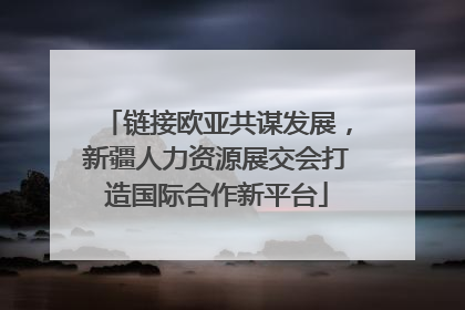 链接欧亚共谋发展，新疆人力资源展交会打造国际合作新平台