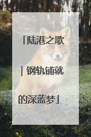 陆港之歌｜钢轨铺就的深蓝梦