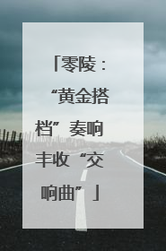 零陵：“黄金搭档”奏响丰收“交响曲”