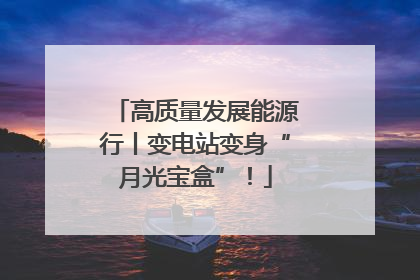 高质量发展能源行丨变电站变身“月光宝盒”！