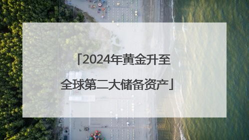 2024年黄金升至全球第二大储备资产