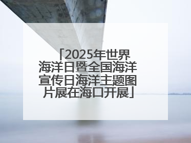 2025年世界海洋日暨全国海洋宣传日海洋主题图片展在海口开展