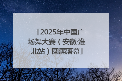 2025年中国广场舞大赛（安徽·淮北站）圆满落幕
