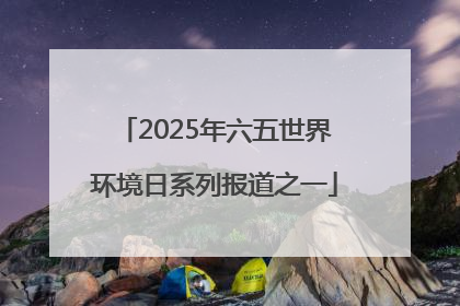 2025年六五世界环境日系列报道之一