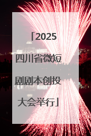2025四川省微短剧剧本创投大会举行