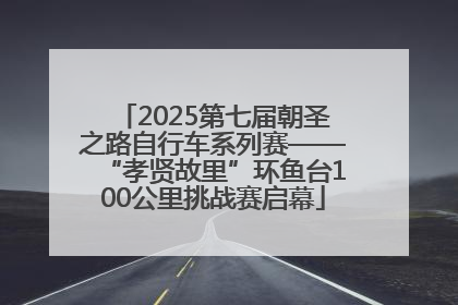 2025第七届朝圣之路自行车系列赛——“孝贤故里”环鱼台100公里挑战赛启幕